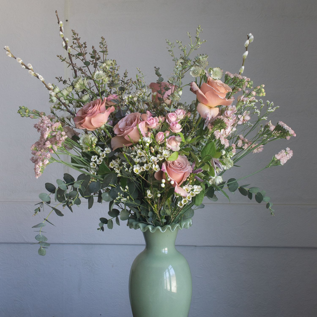 Dusky Rose Bouquet - free local delivery or pick up only