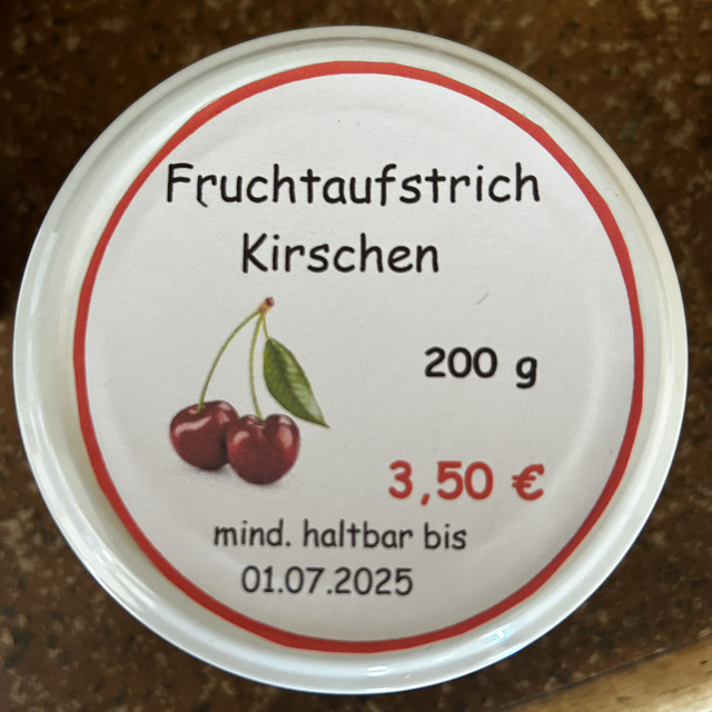 Fruchtaufstrich Kirsch