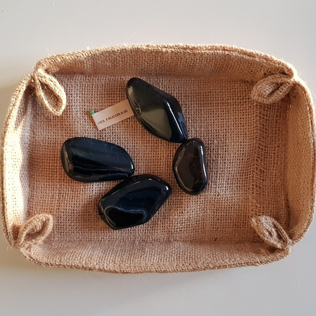 Œil de Faucon / pierre semi-précieuse