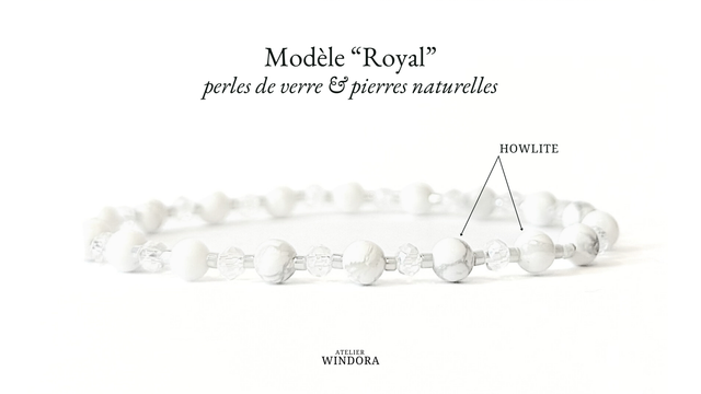 Bracelet | Howlite - Collection | Lot de 3