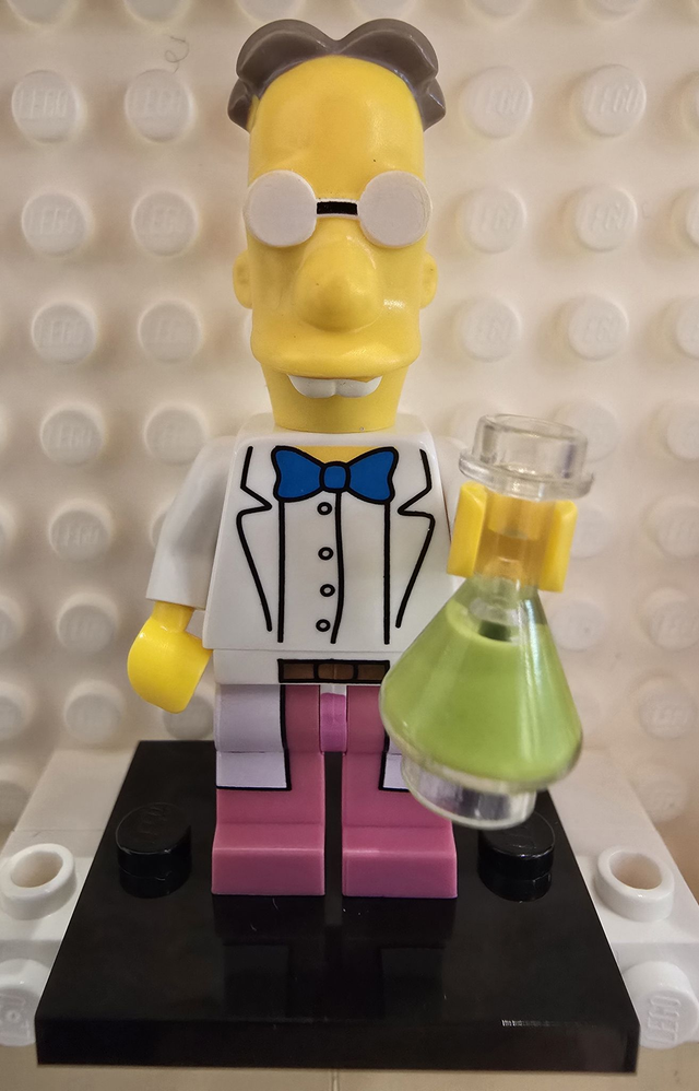 LEGO sim035 Professor Frink Minifigur
