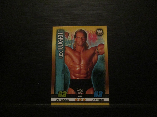 Lex Luger - W Legends Slam Attax 10th Edition Original Trading Card #301