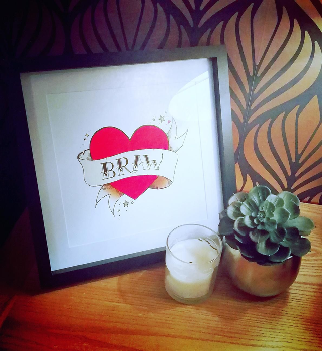 Braw Love heart Print 