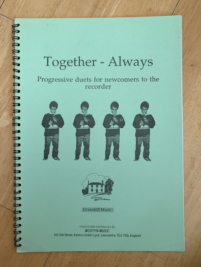together always progressive duets for newcomers to the recorder