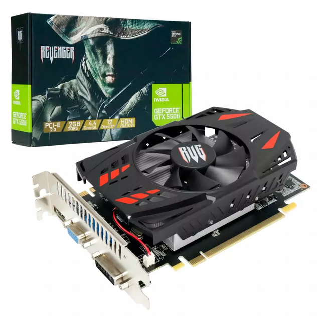 Placa De Vídeo Nidia Geforce Gtx 550ti 2gb Ddr5 128bits