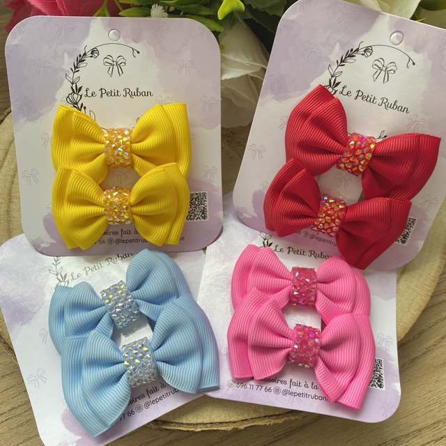 Paire de petites barrettes 