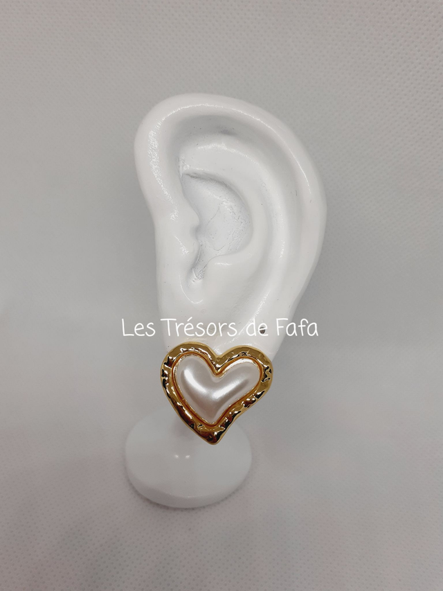 Boucles d'oreilles cœur 