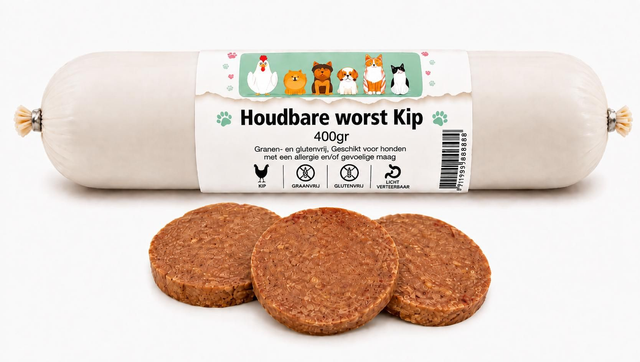 Houdbare worst kip 400gr