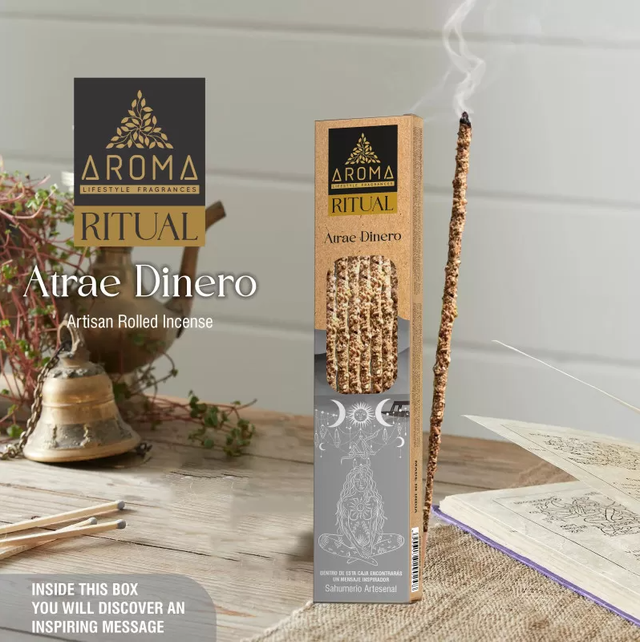 Aroma - Incienso Ritual Atrae Dinero *090