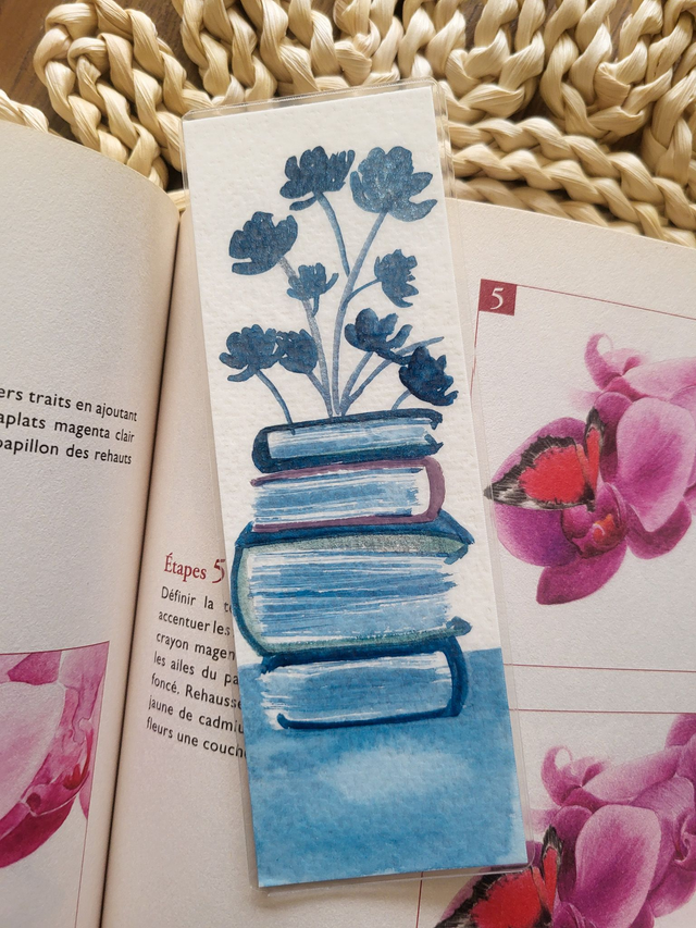 Les fleurs et les livres