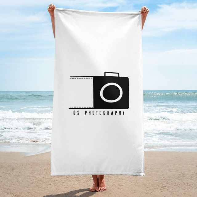 Telo mare con logo fotografico - GS Photography 