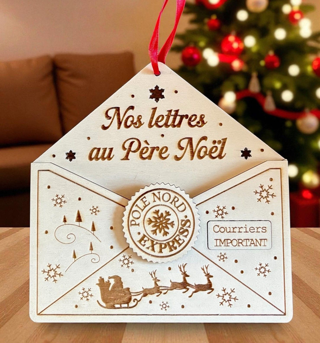 Enveloppe pour lettre au Père Noël - Nos lettres au père Noël