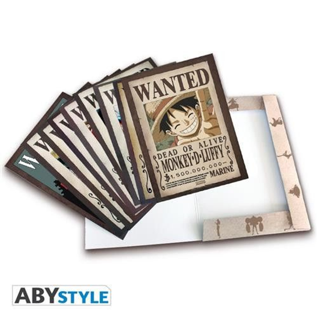 Poster Set - One Piece - Portfolio 9 Posters (21X29,7) - WANTED Wano
