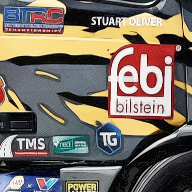 C251007 Stuart Oliver #7 BTRC 2025 Volvo VNL Team Oliver British Truck Racing Champioship