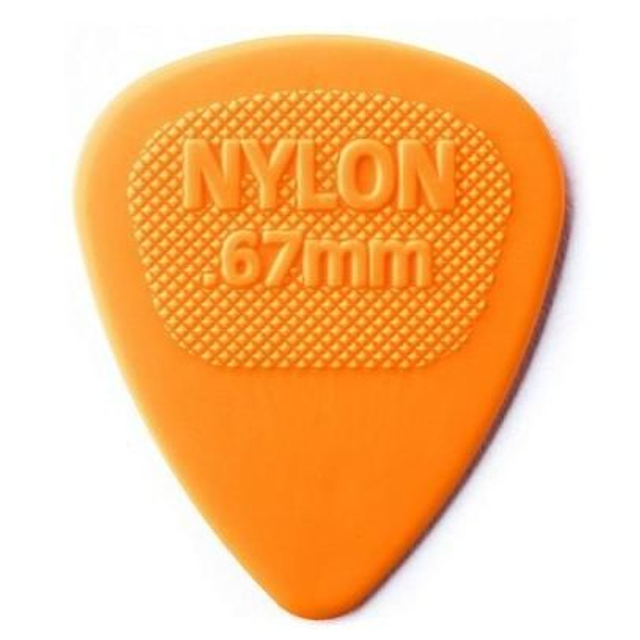 919 - Palheta Nylon Jim Dunlop Usa .67mm Laranja