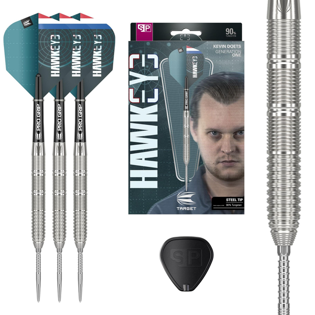 Target Steeldarts Kevin Hawkeye Doets G1 Swiss Point 90% Tungsten 23 gr