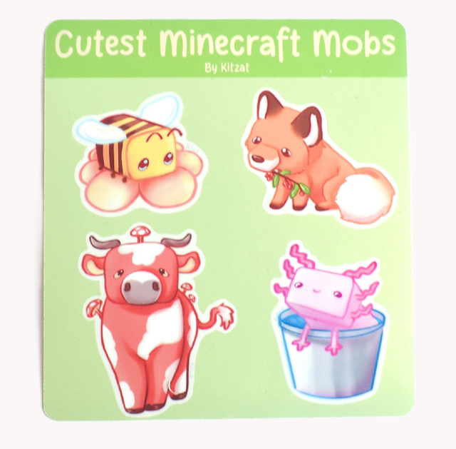 Mini Stickersheet: Minecraft