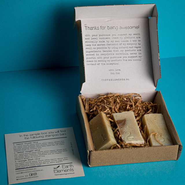 Shampoo bar - sample box