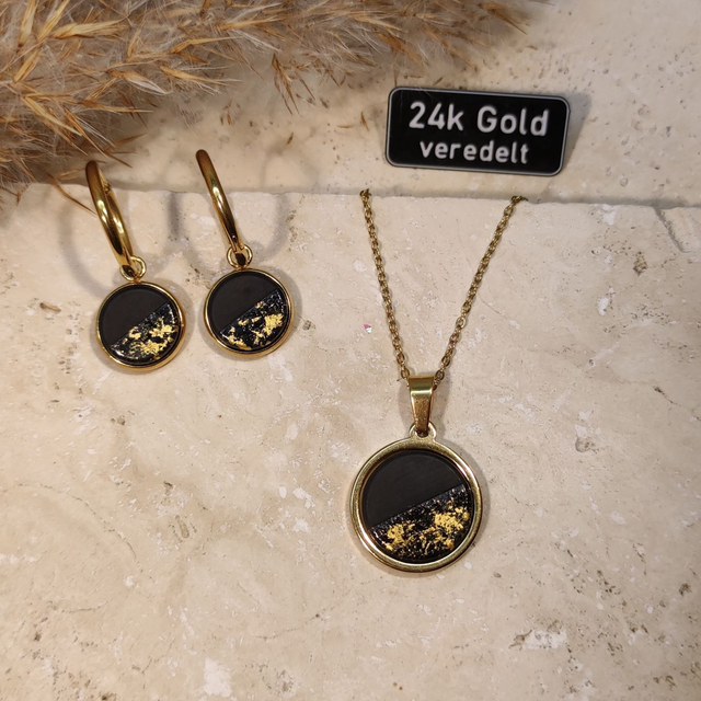 24K Gold | Schwarz | Gold