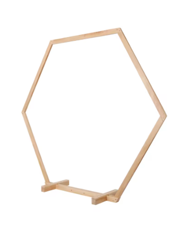 Arche en bois hexagonale
