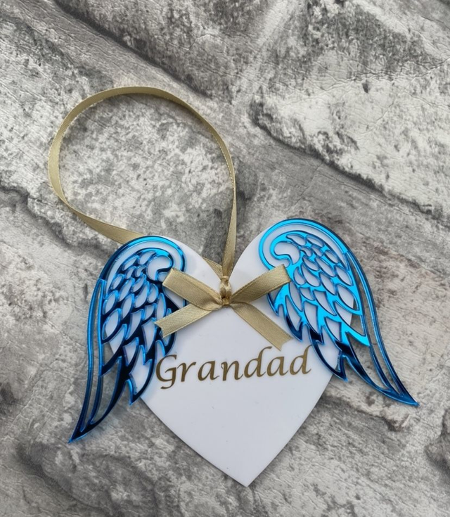 Grandad Angel wings hanger