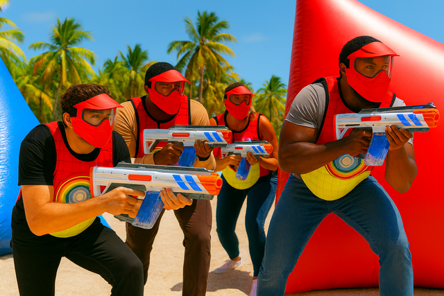 GEL BLASTER ARENA 1750 billes - Prévoir 48 heures de prépa. - Animation à la Game Zone de Jarry - Uniquement le sam. dès 15h., dim. &amp; les jours fériés