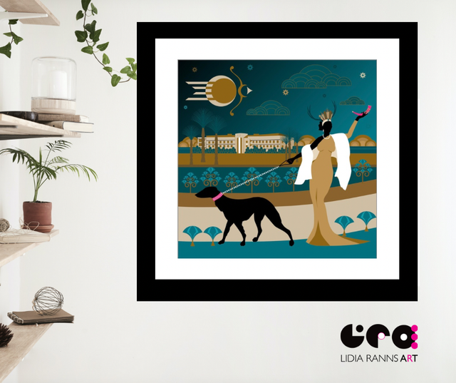 ‘Diana 1938’ Art Deco Style Roman Goddess