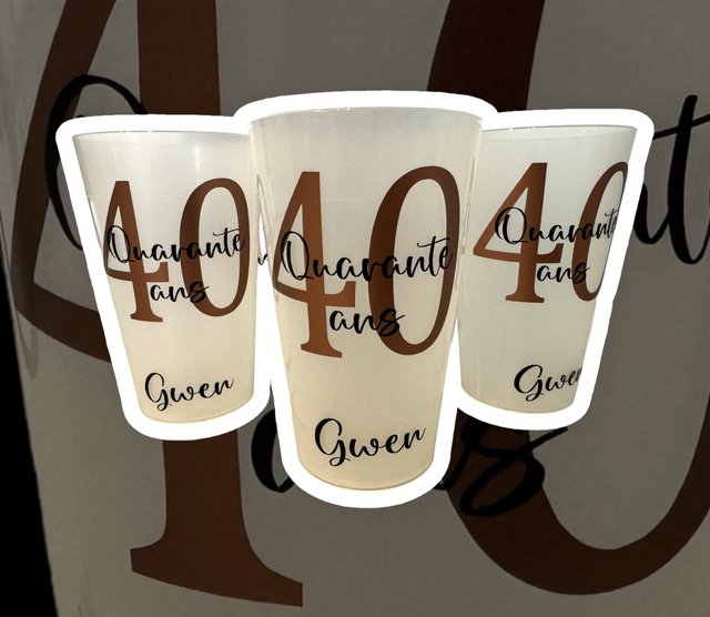 Eco cup personnalisés 