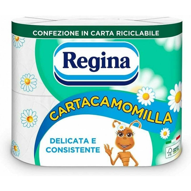 REGINA CARTA IGIENICA CAMOMILLA/4PZ
