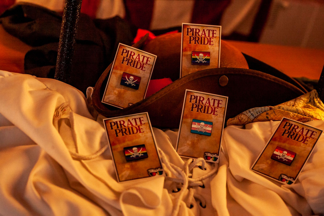 Pirate Flag - Lesbian Pride Soft Enamel Pin Badge