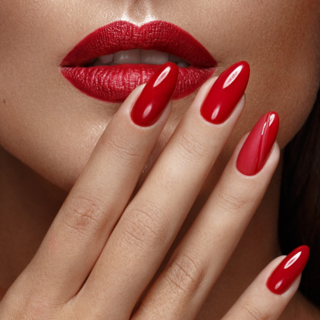 Червено червило + червен лак за нокти Day-to-Day Perfect Lips and Nails Set