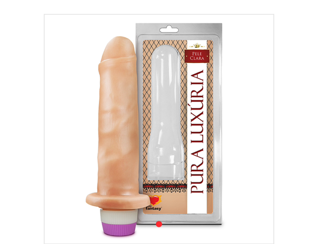 Pênis Realístico Com Vibro - 17,4cm X 4,1cm Referência: PC012