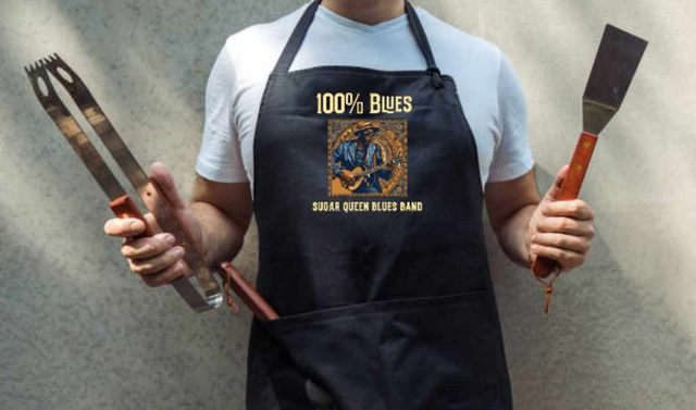 Apron 100% Blues  ɴᴇᴡ!