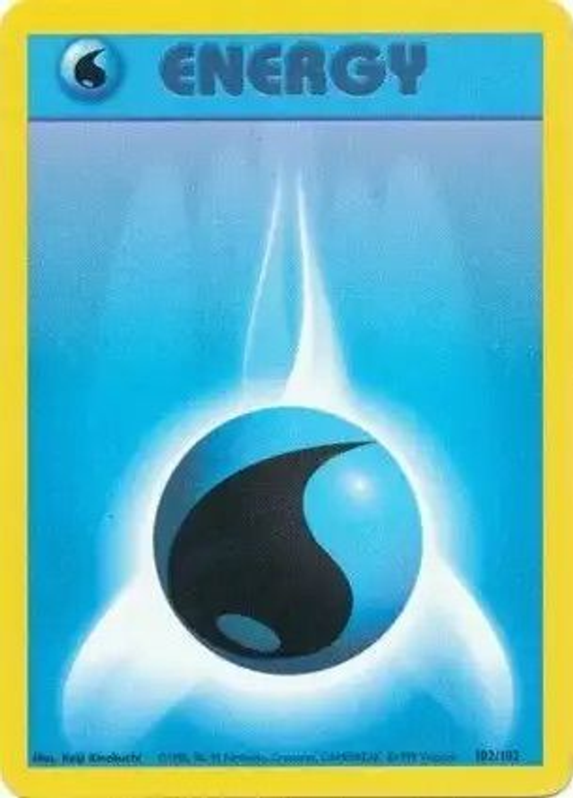 Water Energy - 102/102 (Base Set Unlimited)