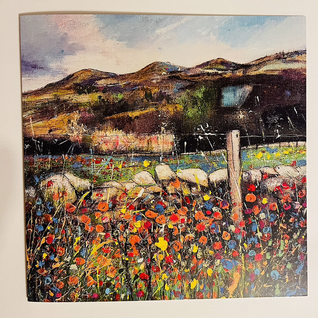 Greetings card- Gala-On Top of the World, Gala Hill