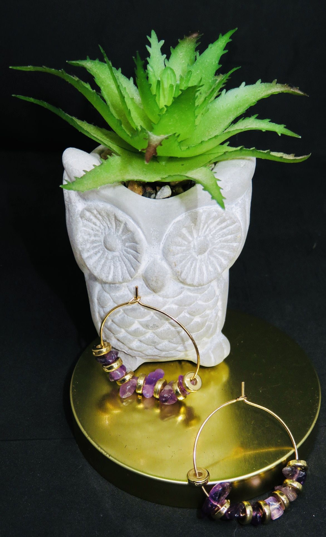 Créole en Améthyste