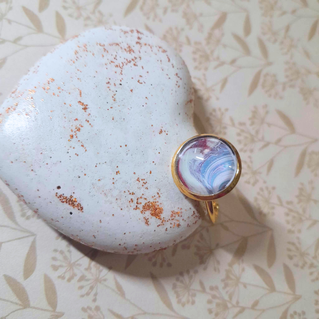 SACHA - Bague ajustable - métal doré