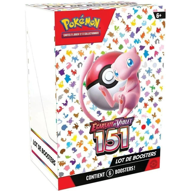 Bundle 6 boosters 151 FR Pokémon