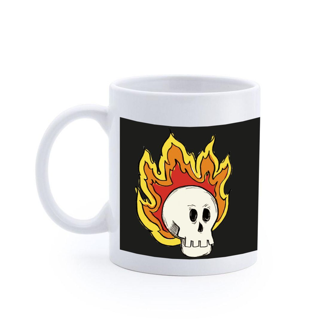CALAVERA ON FIRE TAZA 