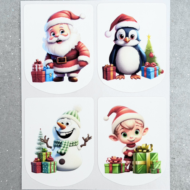 Father Christmas &amp; Friends Stickers (Set of 4)