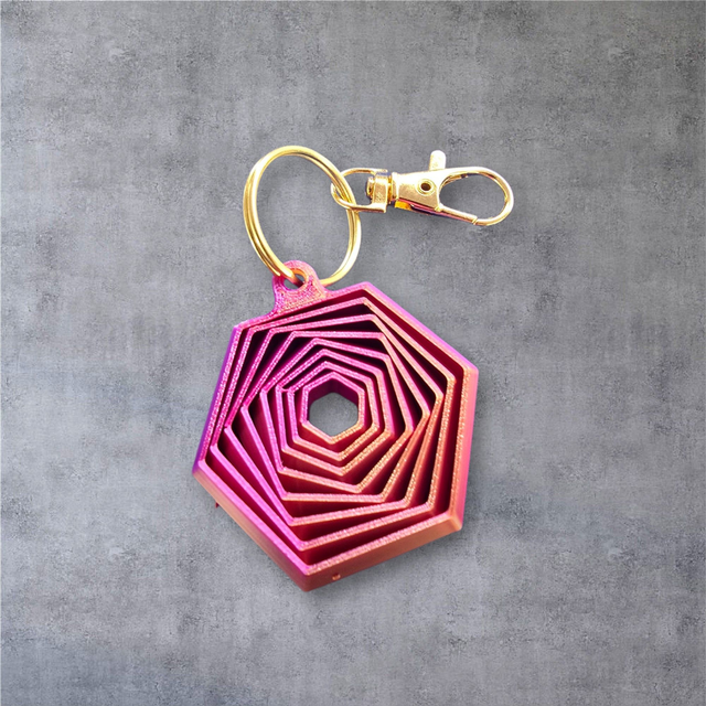 Porte-clé - Hexagone