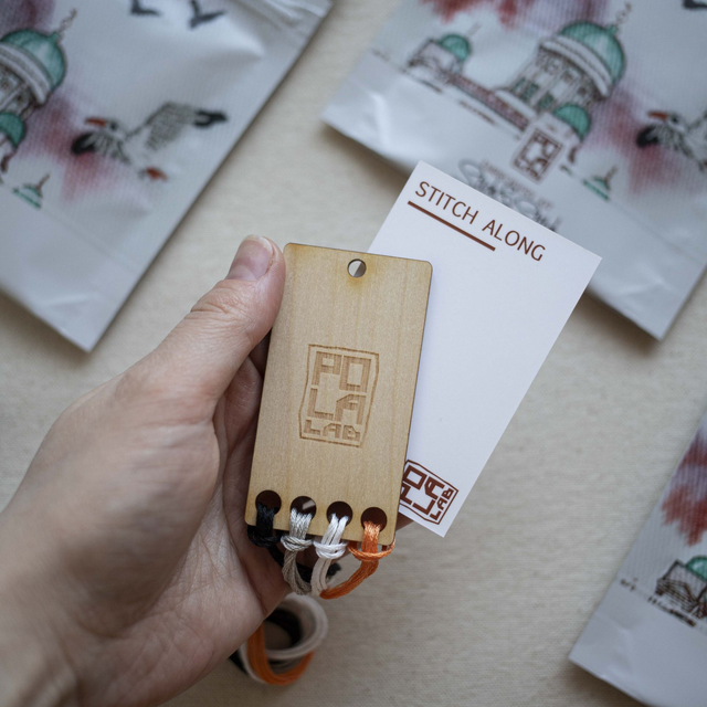 Seagulls Stick&stitch KIT