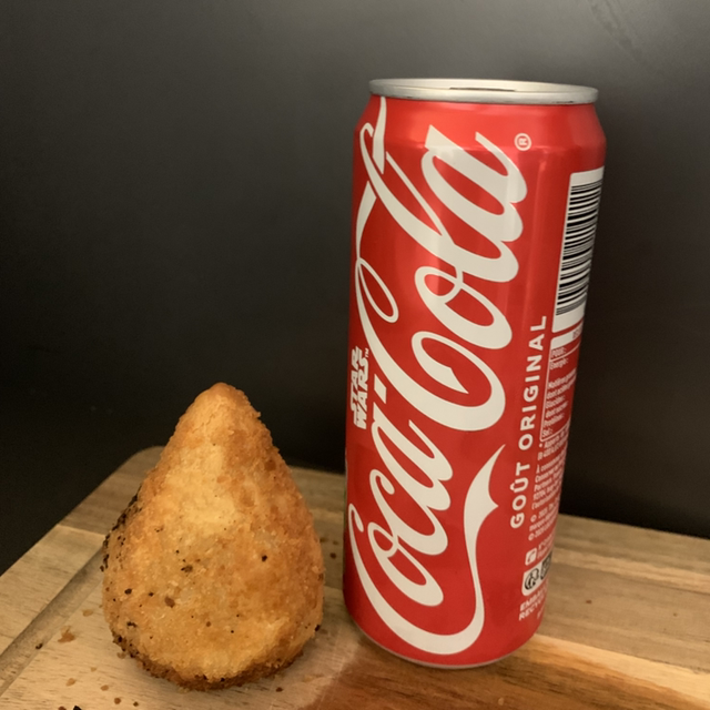 Coxinha avec Coca 