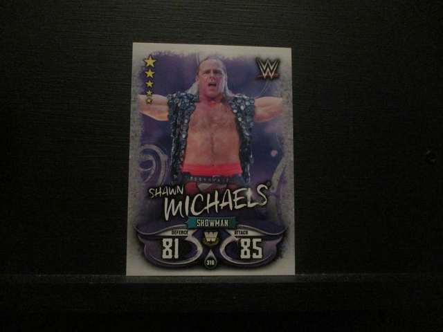 Shawn Michaels - W Legends Slam Attax Live Original Trading Card #316
