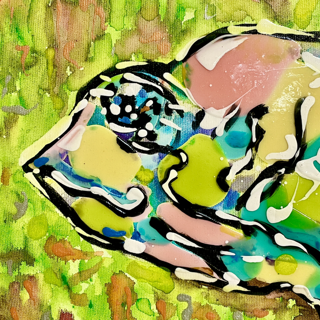 Big Cameleon - 50x100cm - 2022