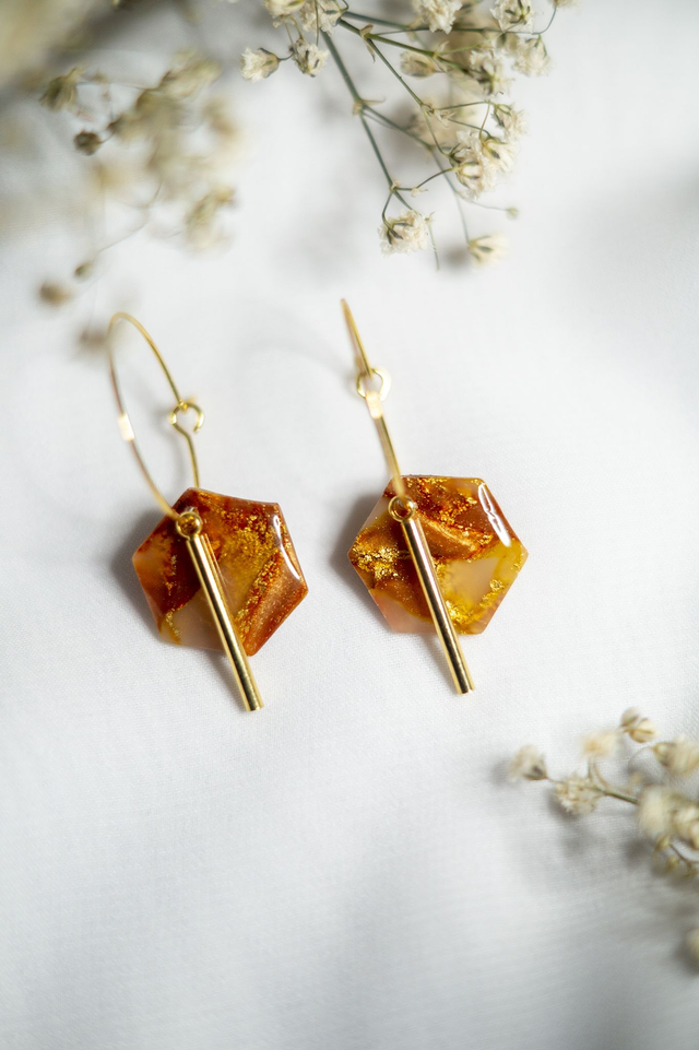 Coloris butternut - Boucles mini Athéna