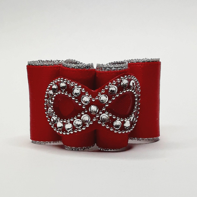 Noeud pour chien expo luxe-amour infini-strass