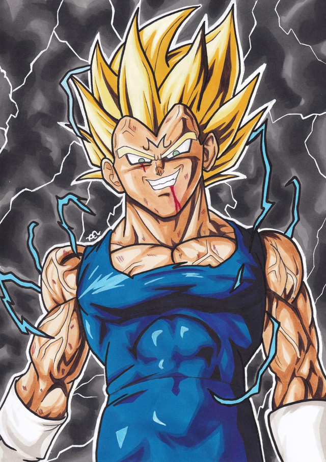 Print DBZ - Majin Vegeta 
