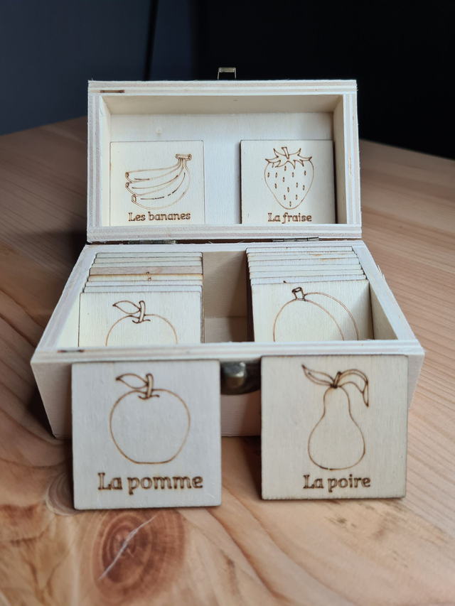 Jeu Memory des fruits 