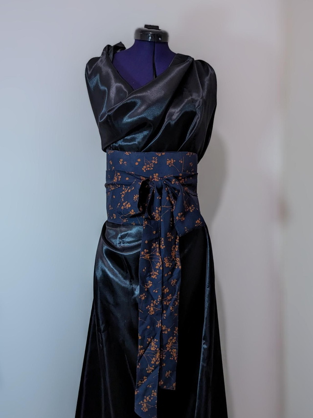 Ceinture décorative bleue marine 